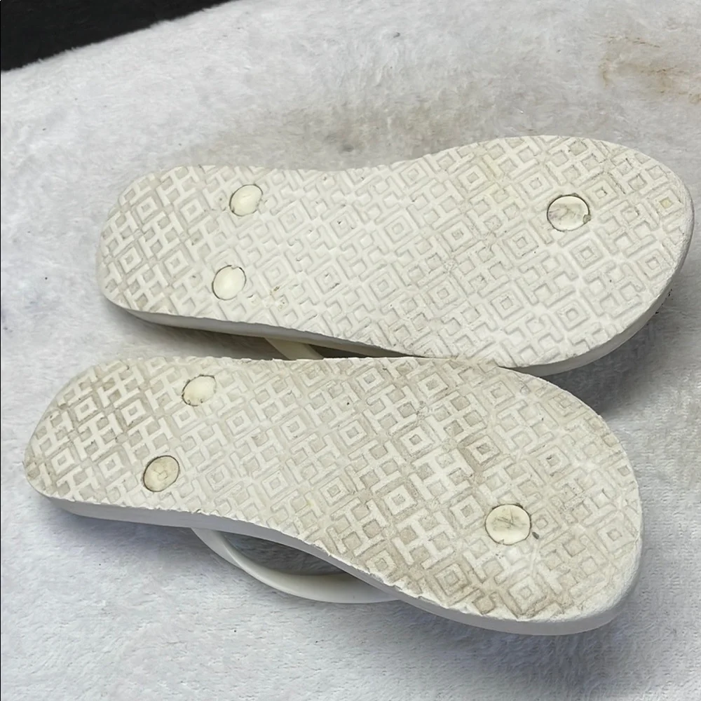 Tory Burch White Girls Slippers‎ Luxurious Comfort